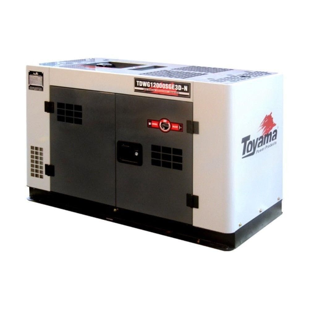 Gerador Diesel Toyama Trif 12.6 Kva Cabinado 3600rpm 220V