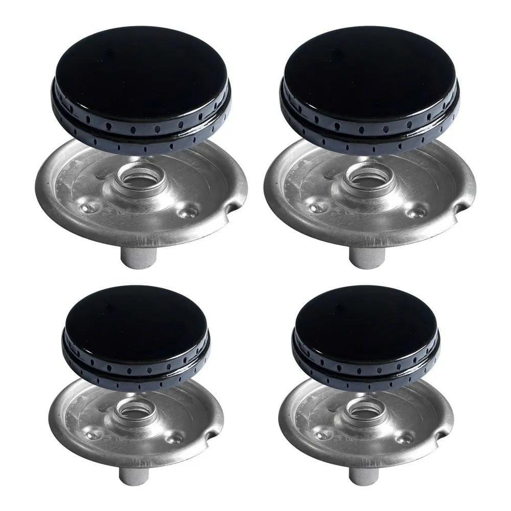 Bocas Fogão Esmaltec Ágata/Bali/Caribe/Veneza Kit 4