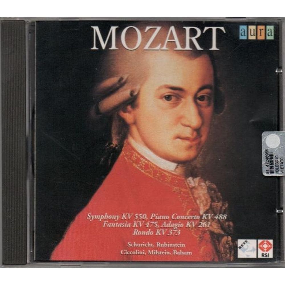 Mozart - Schuricht,Ciccolini  Colecionador  - Cd