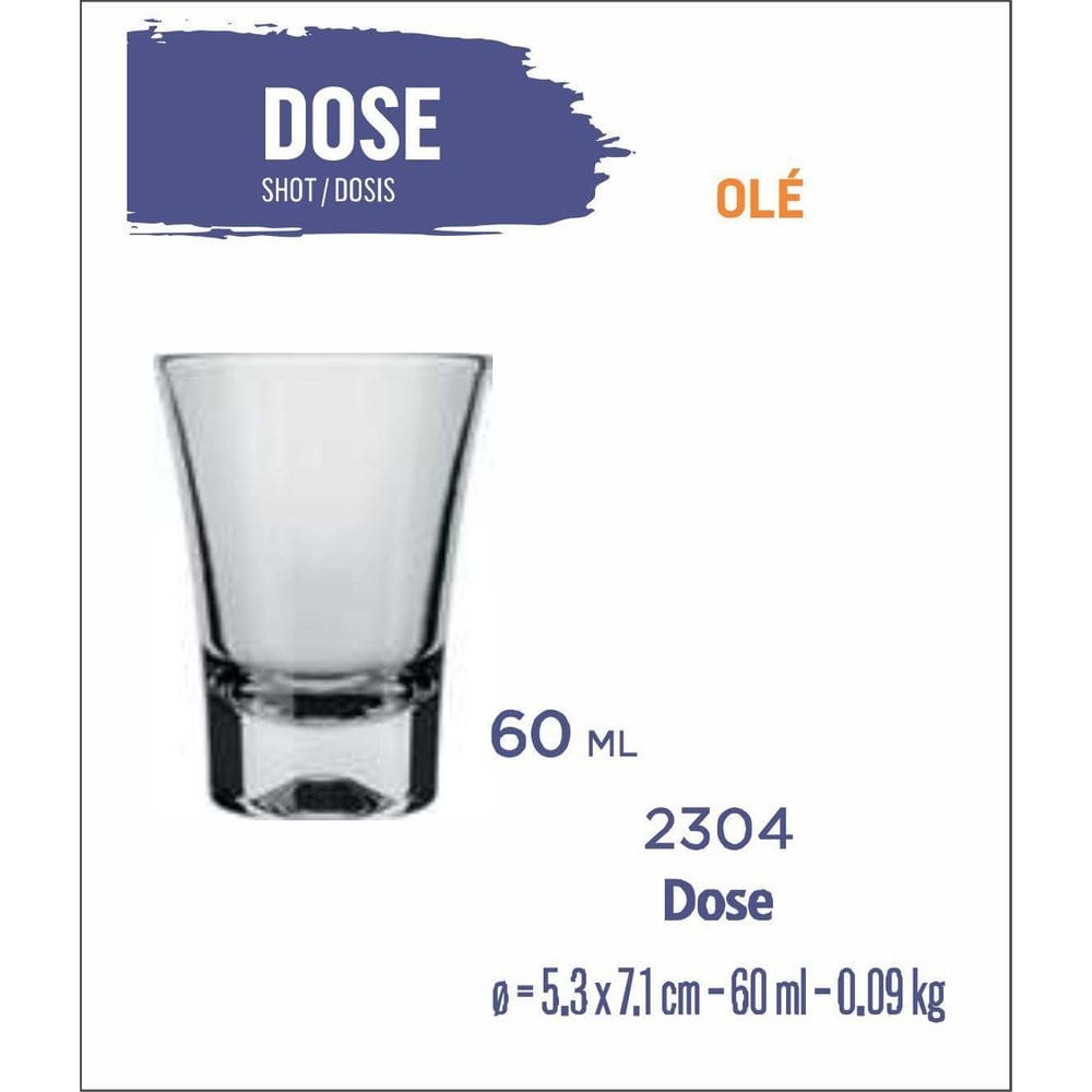 24 Copos Olé 60Ml - Licor - Cachaça - Tequila