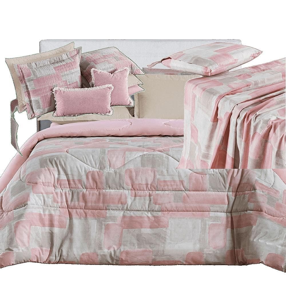 MP - Kit Coordenado Edredom  Cobre Leito E Le