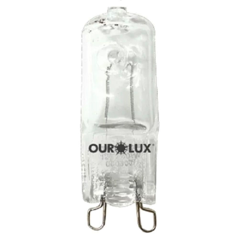 Lâmpada Halógena Ouropin G9 110 Volts 20 Watts Clara 01318 Ourolux Lamp.halogena Ouropin G9 20w