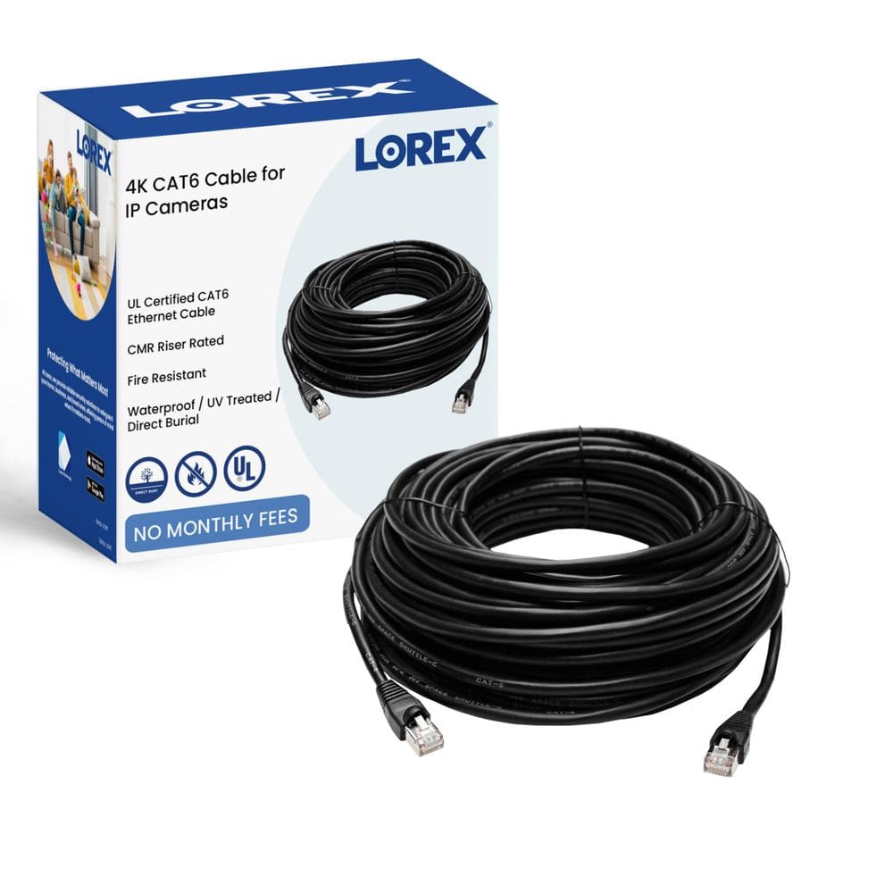 Cabo Ethernet Lorex Outdoor CAT6 10 Gb/segundo 60 m
