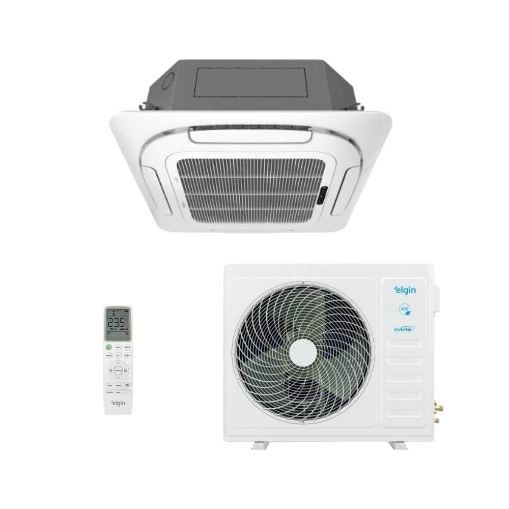 Ar Condicionado Split Cassete 4 Vias Elgin Wi-Fi 36000 BTUs Frio Inverter 220V R32 KXFE36C2CA