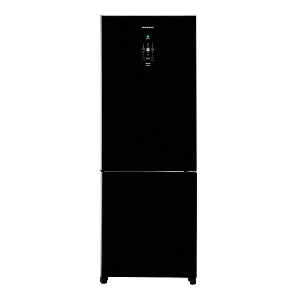 Geladeira Panasonic BB71 480L Black Glass Bottom Freezer Frost Free Inverter A - NR-BB71GV7B