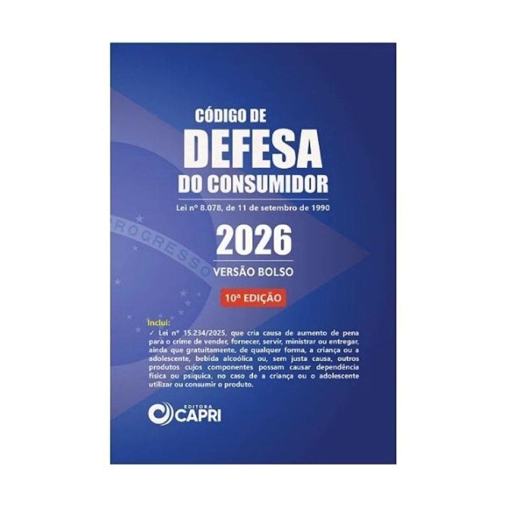 Código De Defesa Do Consumidor - Versão Bolso - 2026