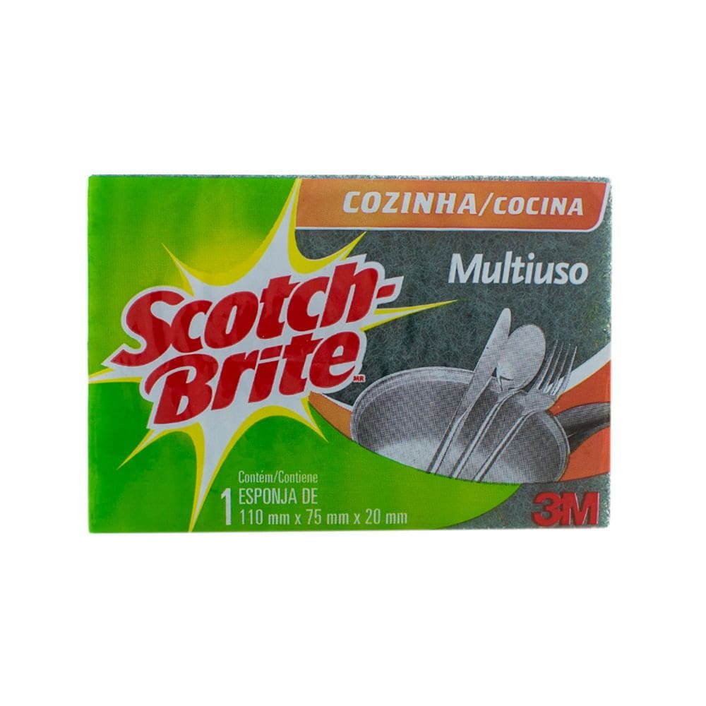 Esponja de Limpeza Scotch-Brite Multiuso 1 Unidade