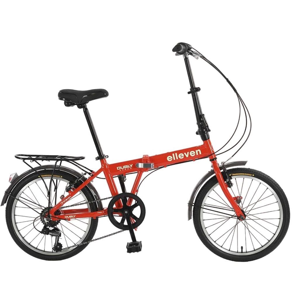 Bicicleta Dobrável em Alumínio Aro 20 6V Dubly Shimano Vermelha