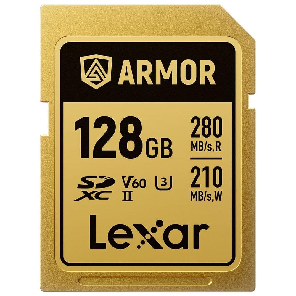 Tarjeta de Memoria Lexar ARMOR GOLD 128GB UHS-II V60