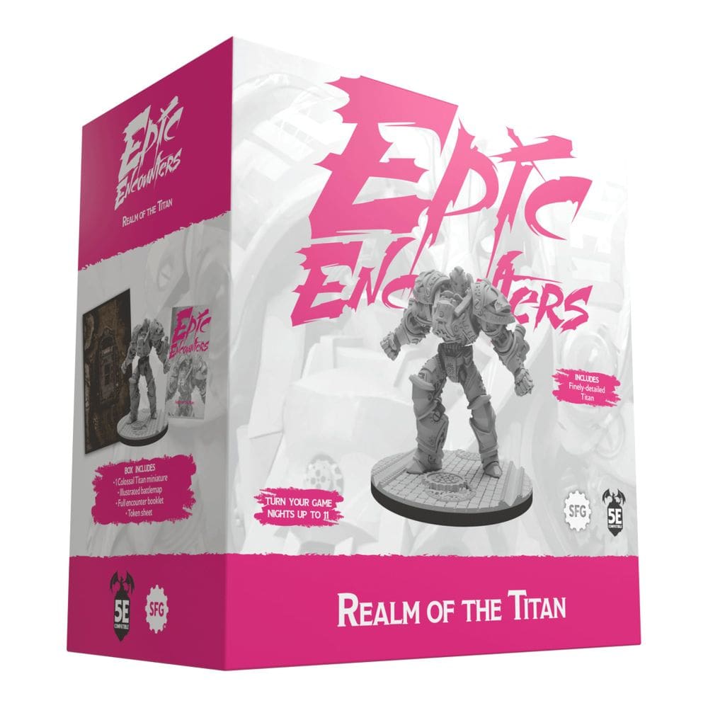 Jogo de Tabuleiro Steamforged Games Epic Encounters Reino do Titã