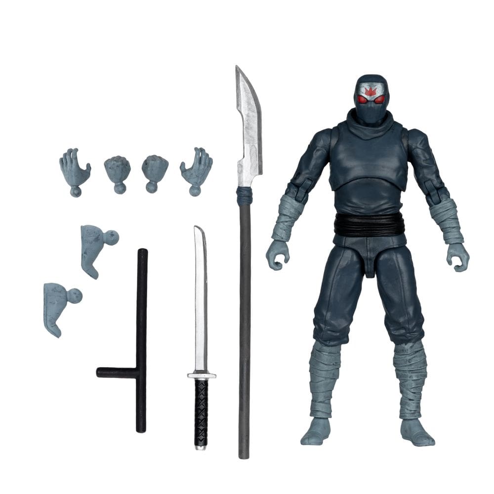 McFarlane Toys - Tartarugas Ninja (Page Punchers) Soldado do Pé Figura de Ação 13 cm com Quadrinho