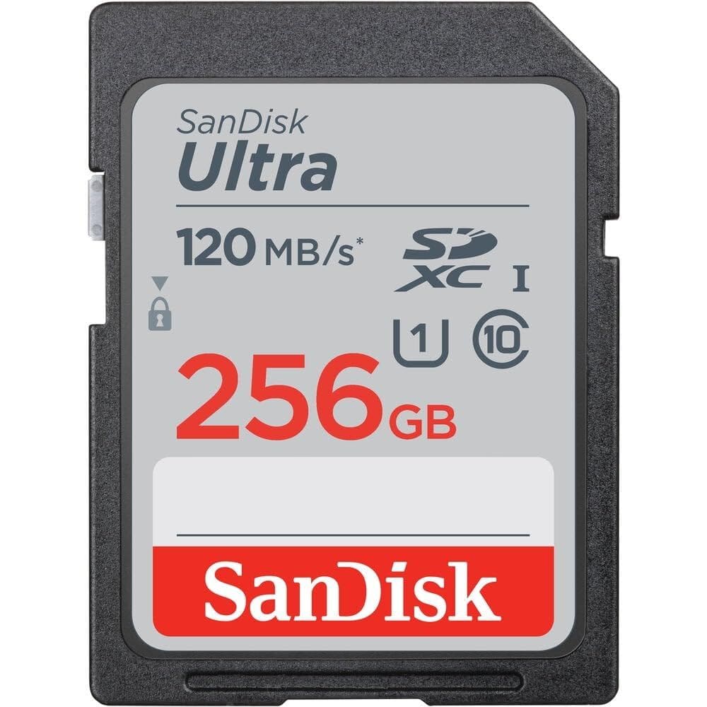 Cartão de memória SanDisk Ultra SDXC 256GB UHS-I 120MB/s C10 U1