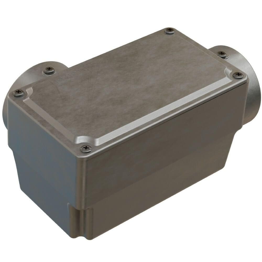 Caixa de Derivação Fixa Conduletzel Sem Pintura Tipo Ll de 1.1-2 com Tampa E012050065 Wetzel Cai