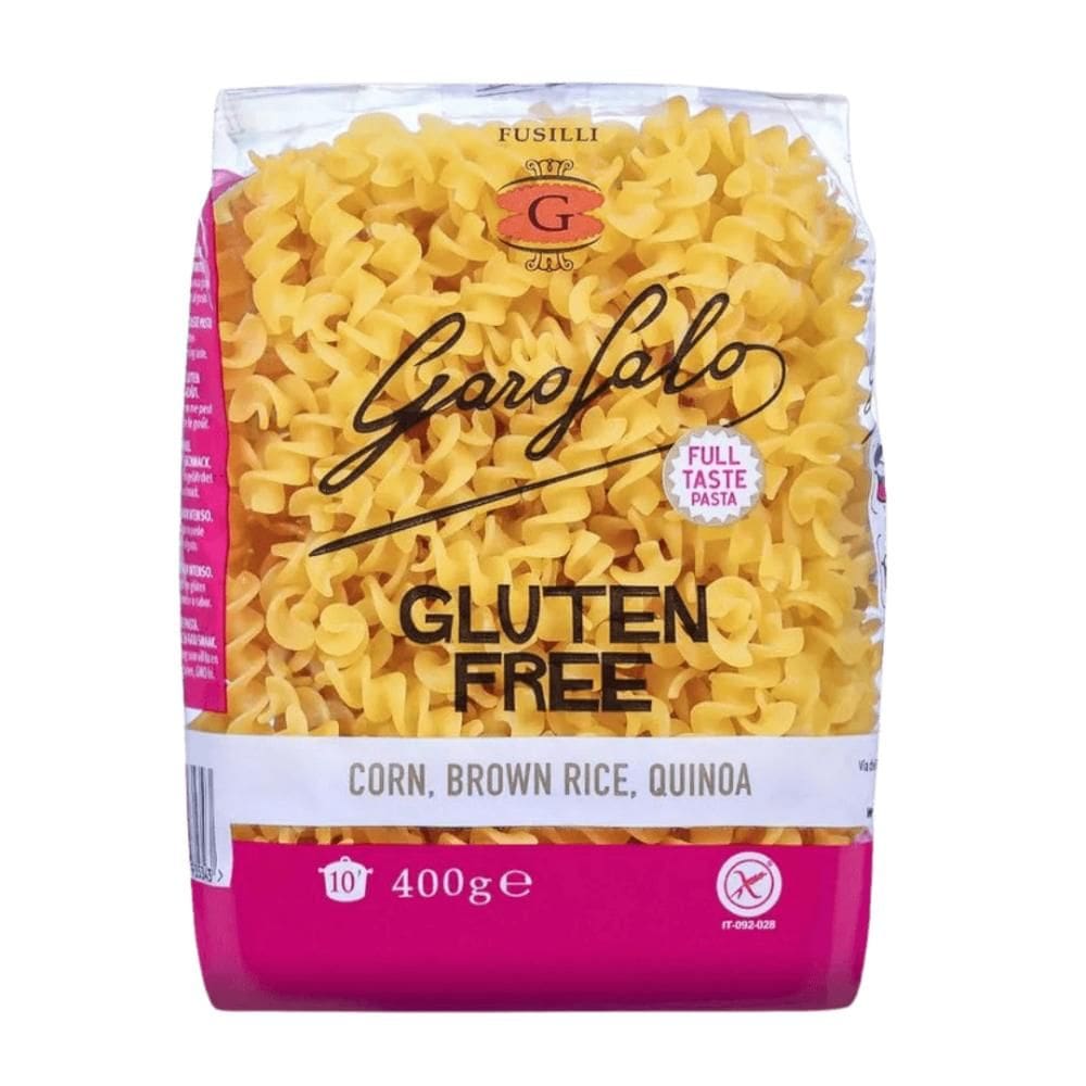 Massa Italiana Garofalo Fusilli Sem Glúten – Grano Duro 400g