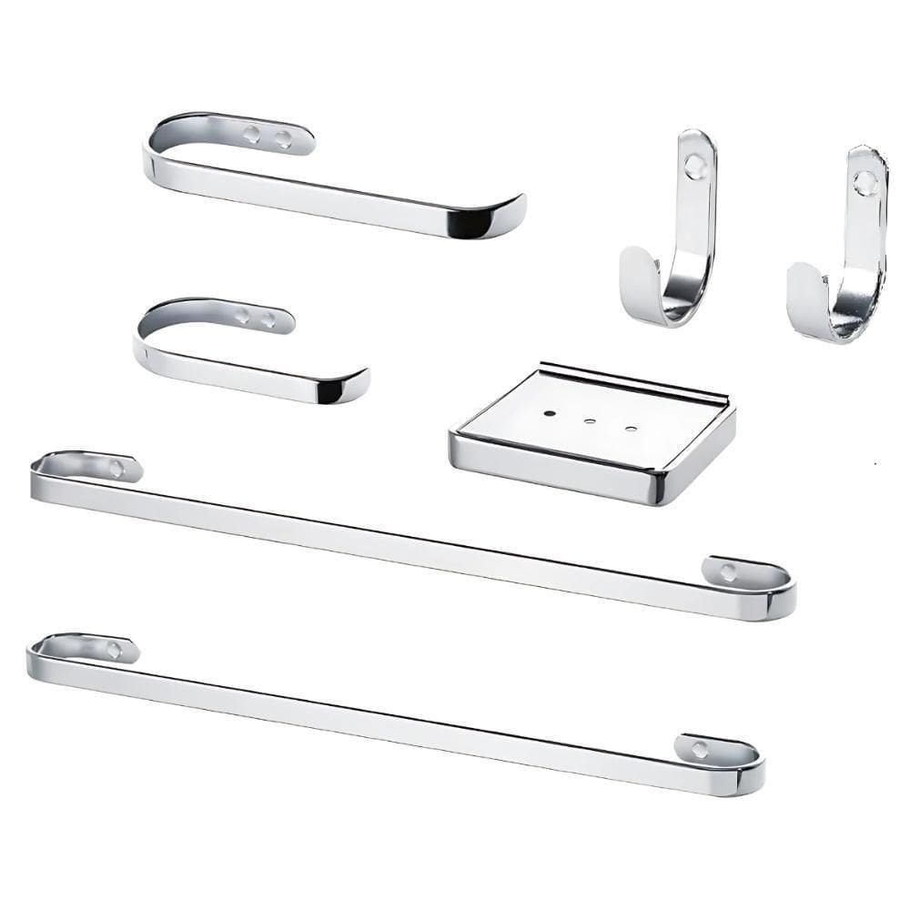 Suporte Kit De Acessórios Para Banheiro 7 Peças