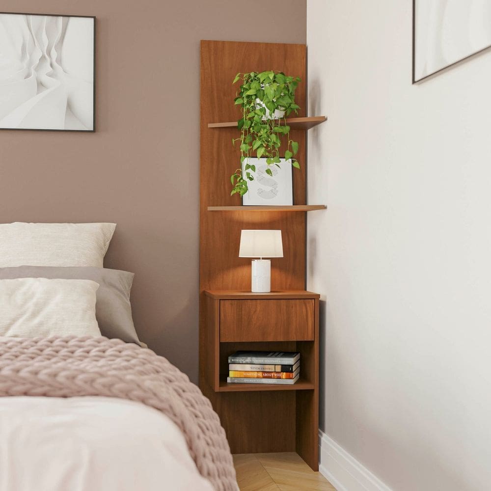 Mesa de Cabeceira Modular Direita/esquerda Arani Cabecasa Madeiraoriginals Cinamomo