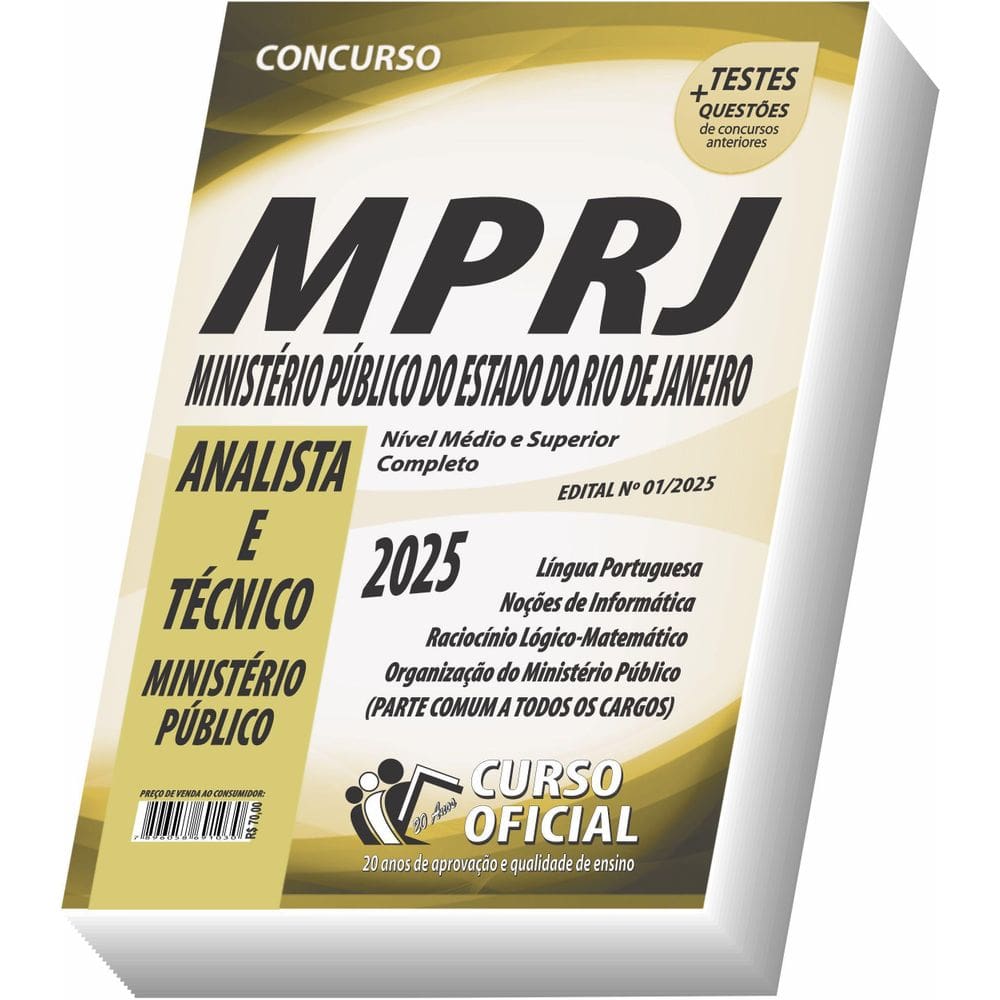 Apostila Mp Rj - Analista - Técnico - Parte Comum Aos Cargos