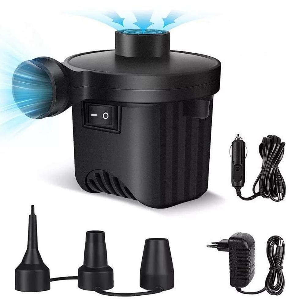 Inflador Portátil Bivolt Para Boias E Piscinas Infláveis