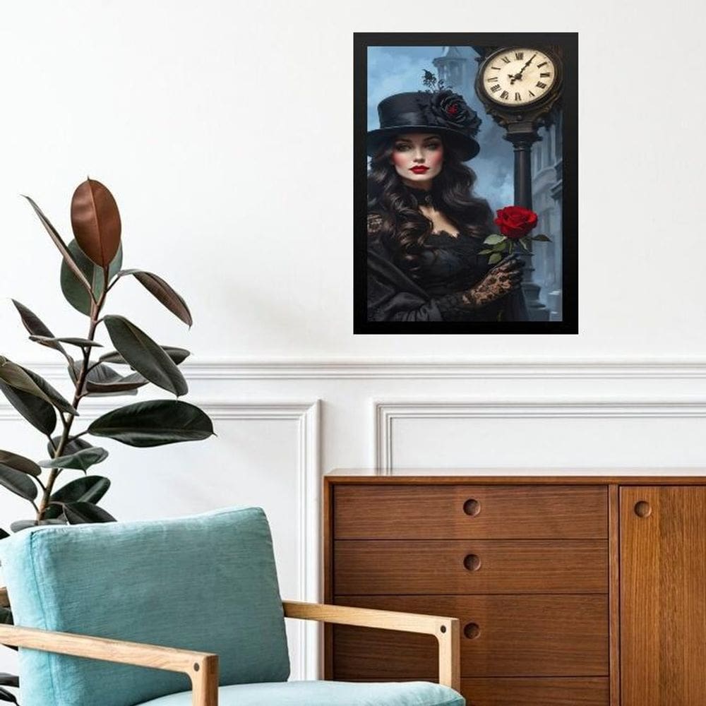 Quadro Umbanda Dama Da Noite 45X34Cm