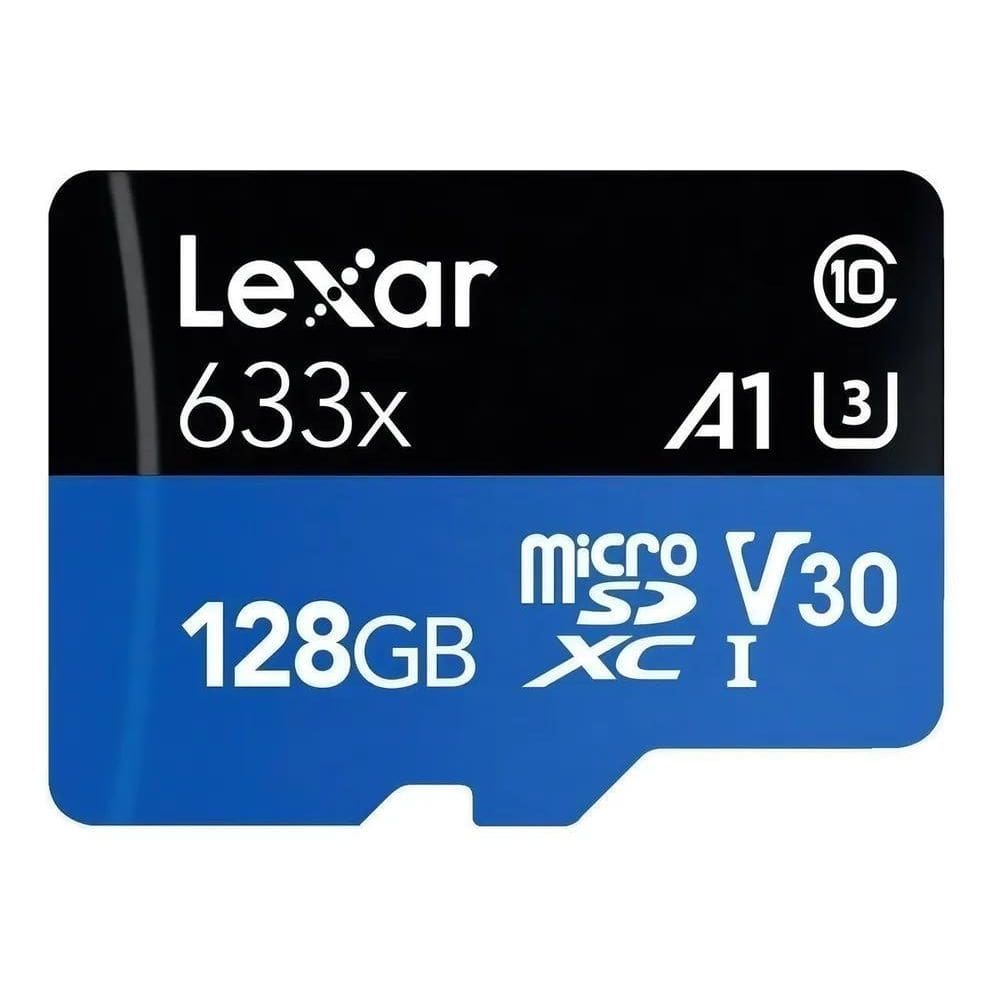Lexar 128Gb 633X Microsd: Fotos E Vídeos 4K Sem Limites