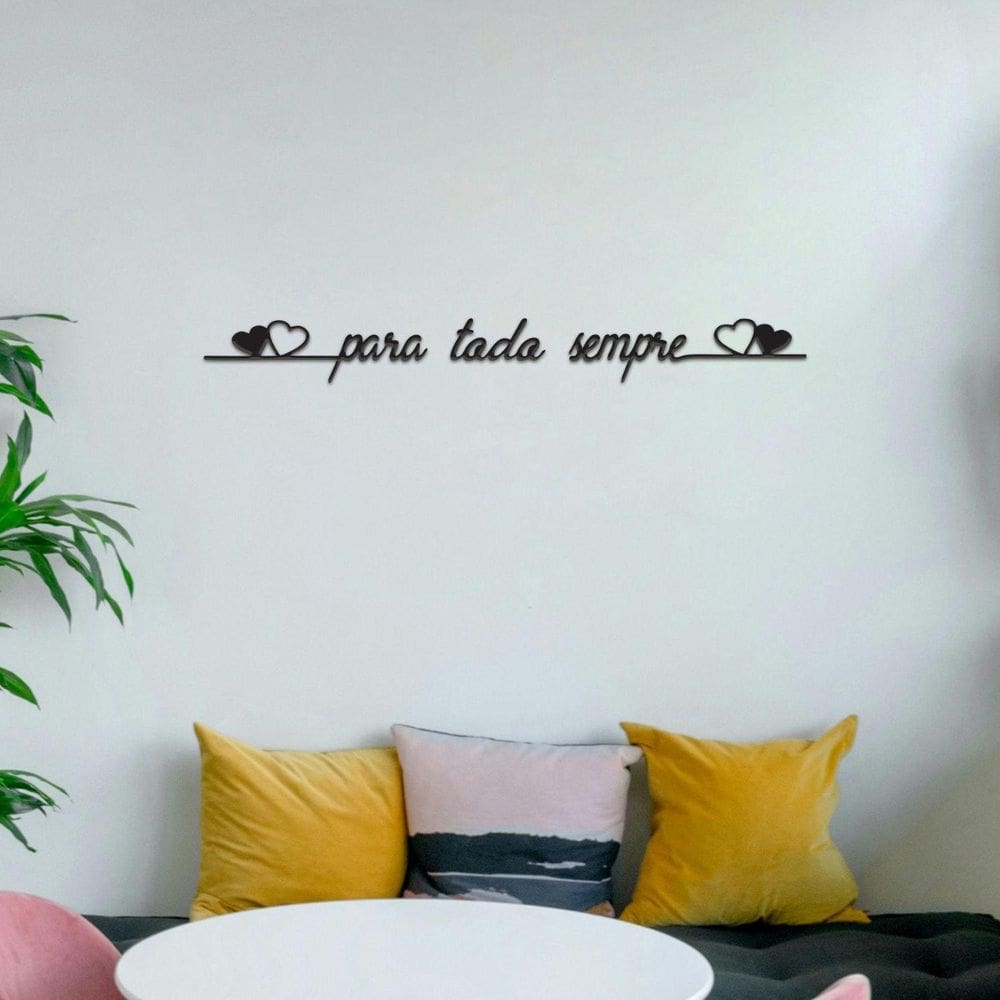 Aplique De Parede Painel Decorativo Para Todo Sempre