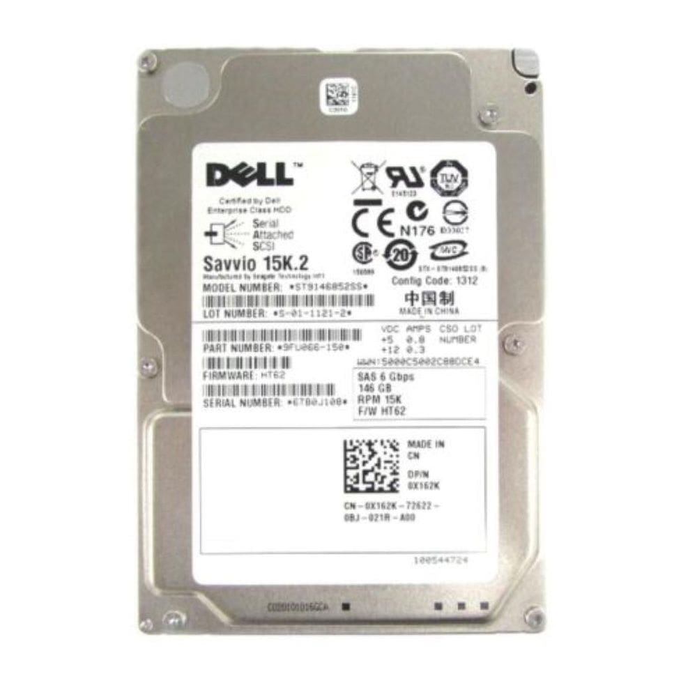 Hd Sas Dell 146gb 15k 2.5 6gbps - Xtech Tecnologia