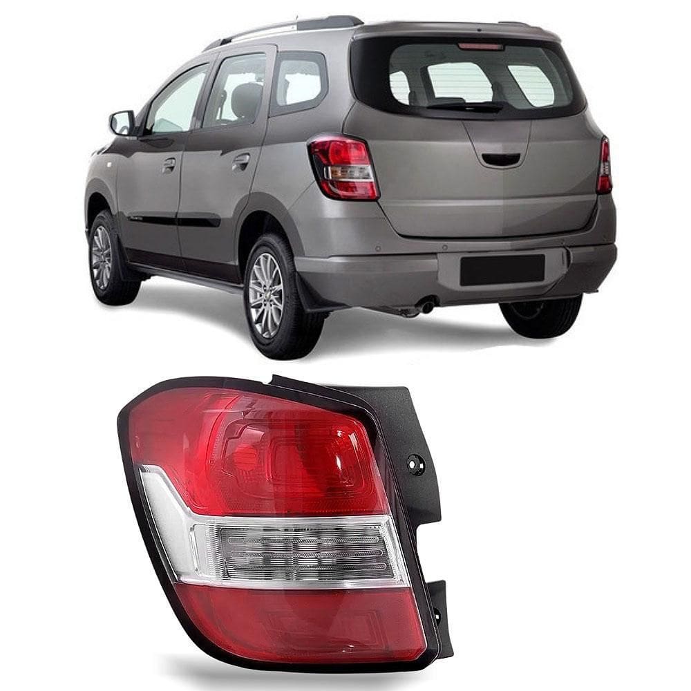 Lanterna Traseira Gm Spin 2013/2018 Vermelho/Cristal Fitam