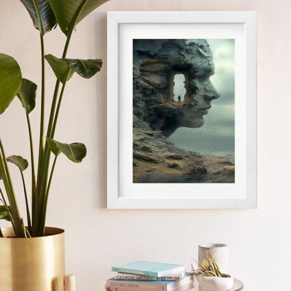 Quadro Abra Sua Mente 60X48Cm