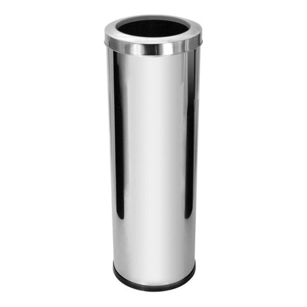 Lixeira Inox 30 Litros Com Aro Inox