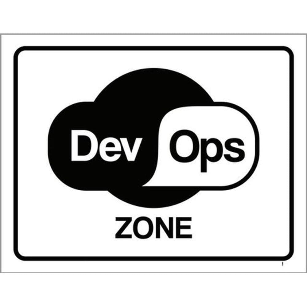Kit 5 Placas Devops Zone 36X46