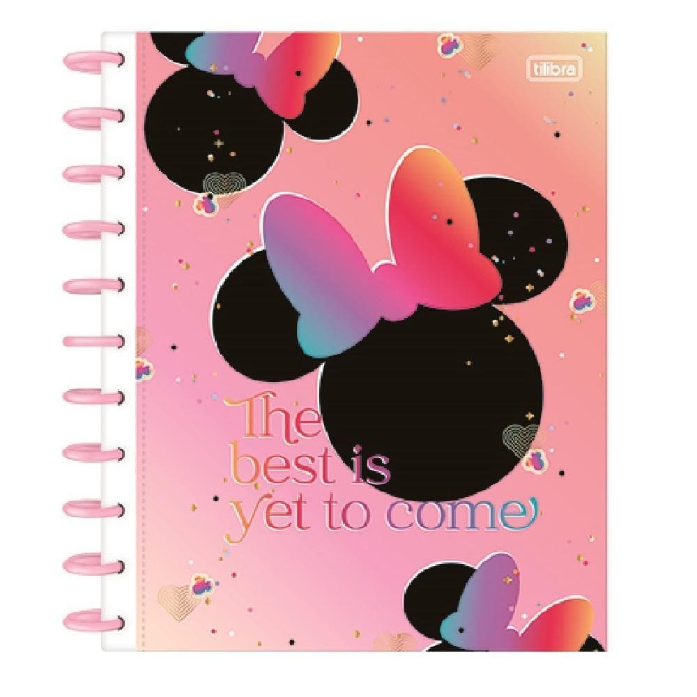 Caderno Universitario Connect Minnie 160Fls Tilibra