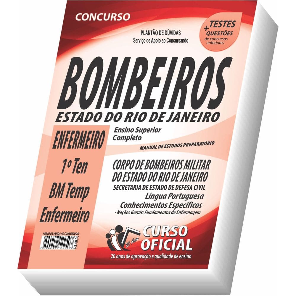 Apostila Bombeiro Militar Rj - Enfermeiro