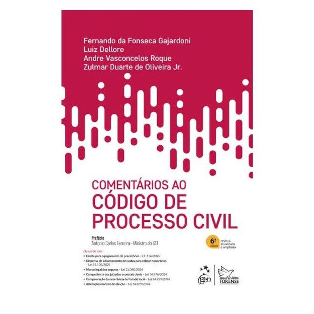 Comentários Ao Código De Processo Civil - 6ª Edição 2026