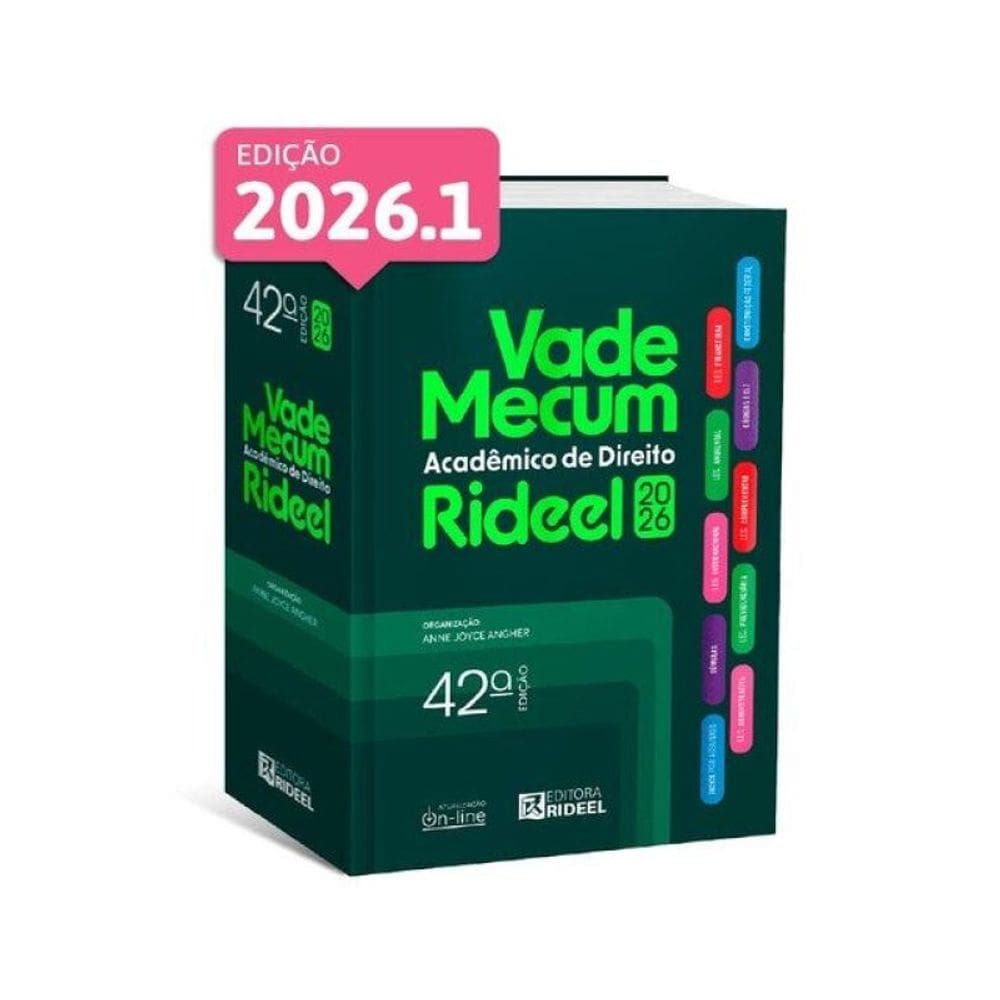 Vade Mecum Acadêmico De Direito Rideel - Tradicional - 2026.1