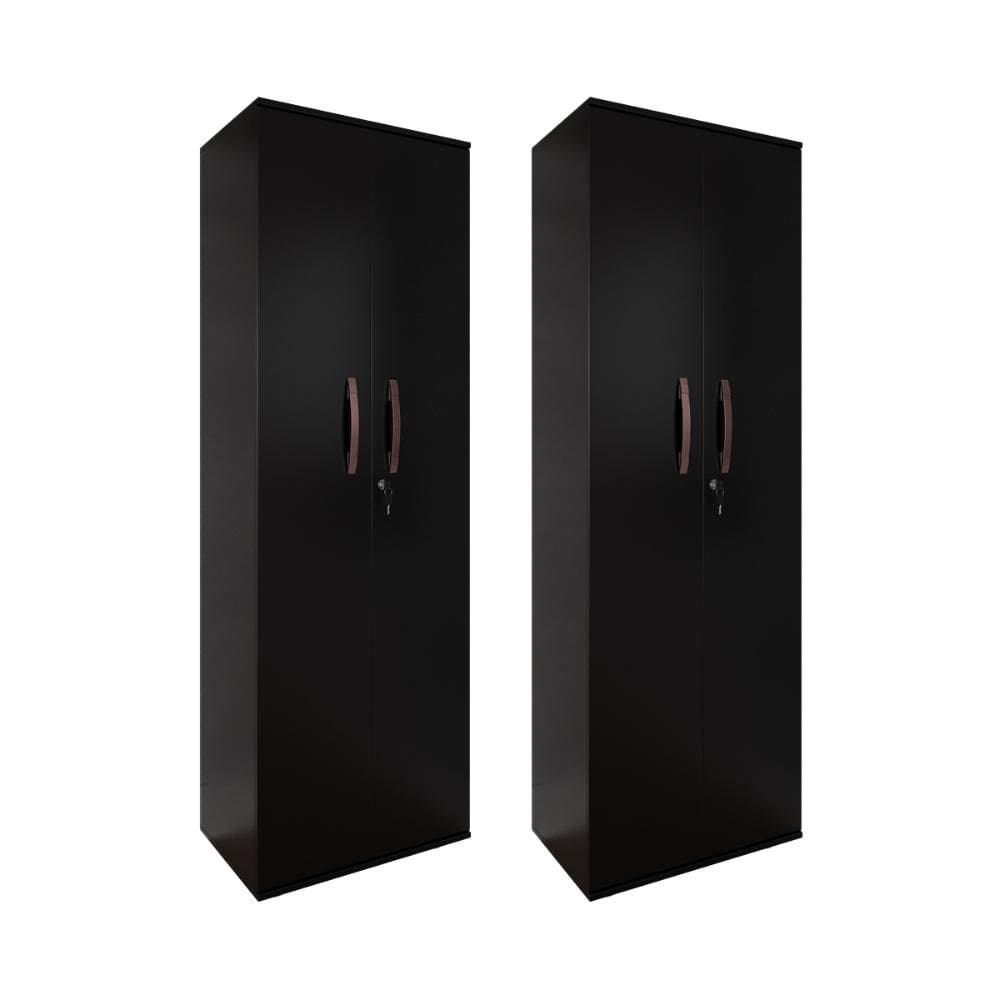 Kit 2 Armário Organizador Multiuso Kiev Lavanderia 2 Portas