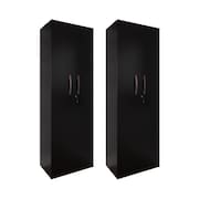 Kit 2 Armário Organizador Multiuso Kiev Lavanderia 2 Portas