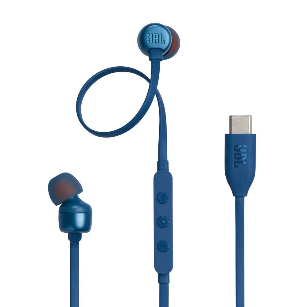 Fone de Ouvido JBL Tune 310C USB-C Blue Controle de Volume Super graves