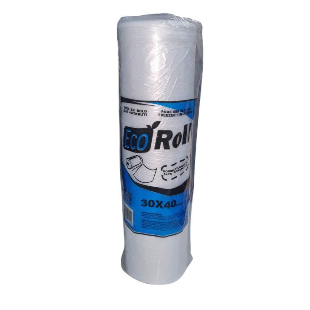 Bobina Saco Plastico Picotada 30x40 Alto Rendimento 24 Bobin