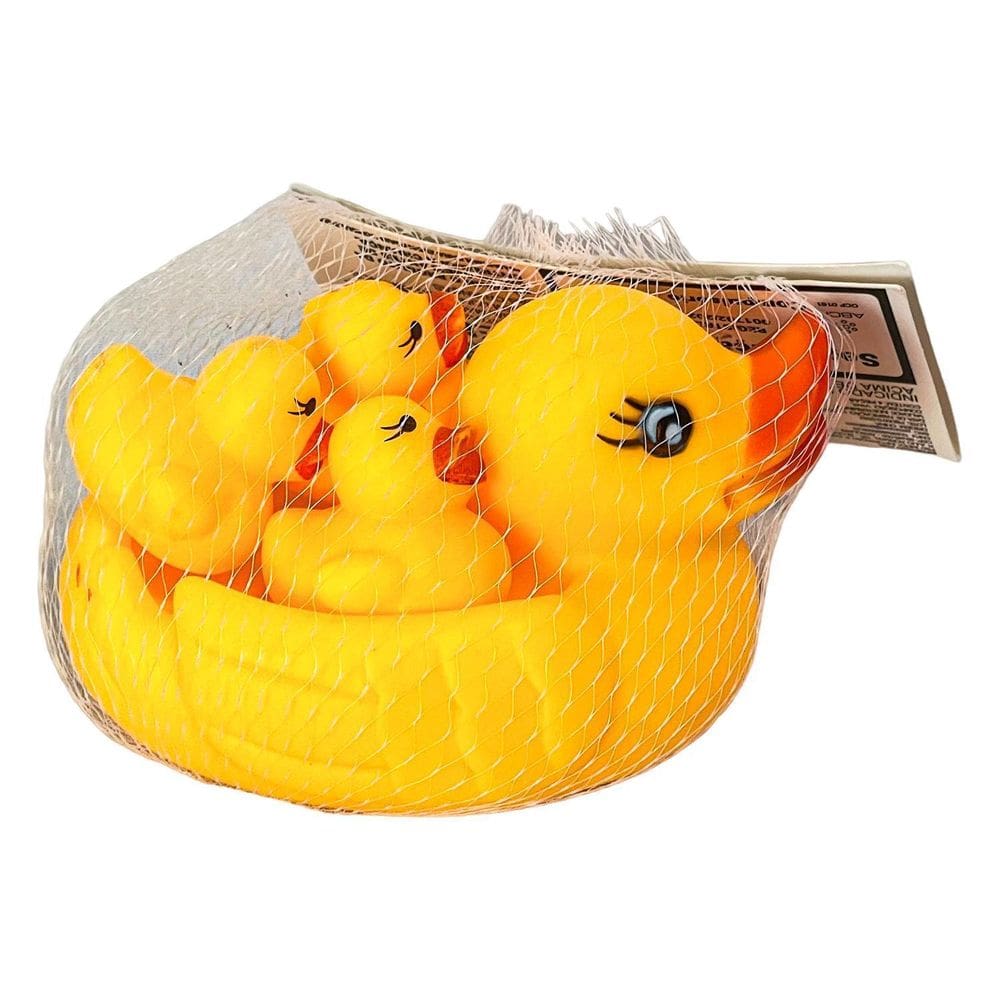 Kit Banho Bebê Infantil Com Patinhos De Borracha