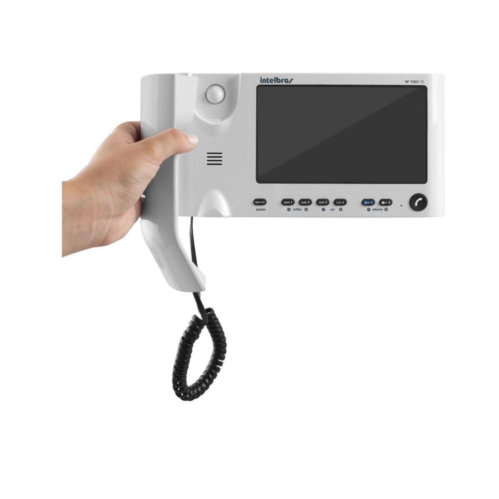Unidade Interna Video Porteiro IV 7000 HS Branco 4520008 Intelbras