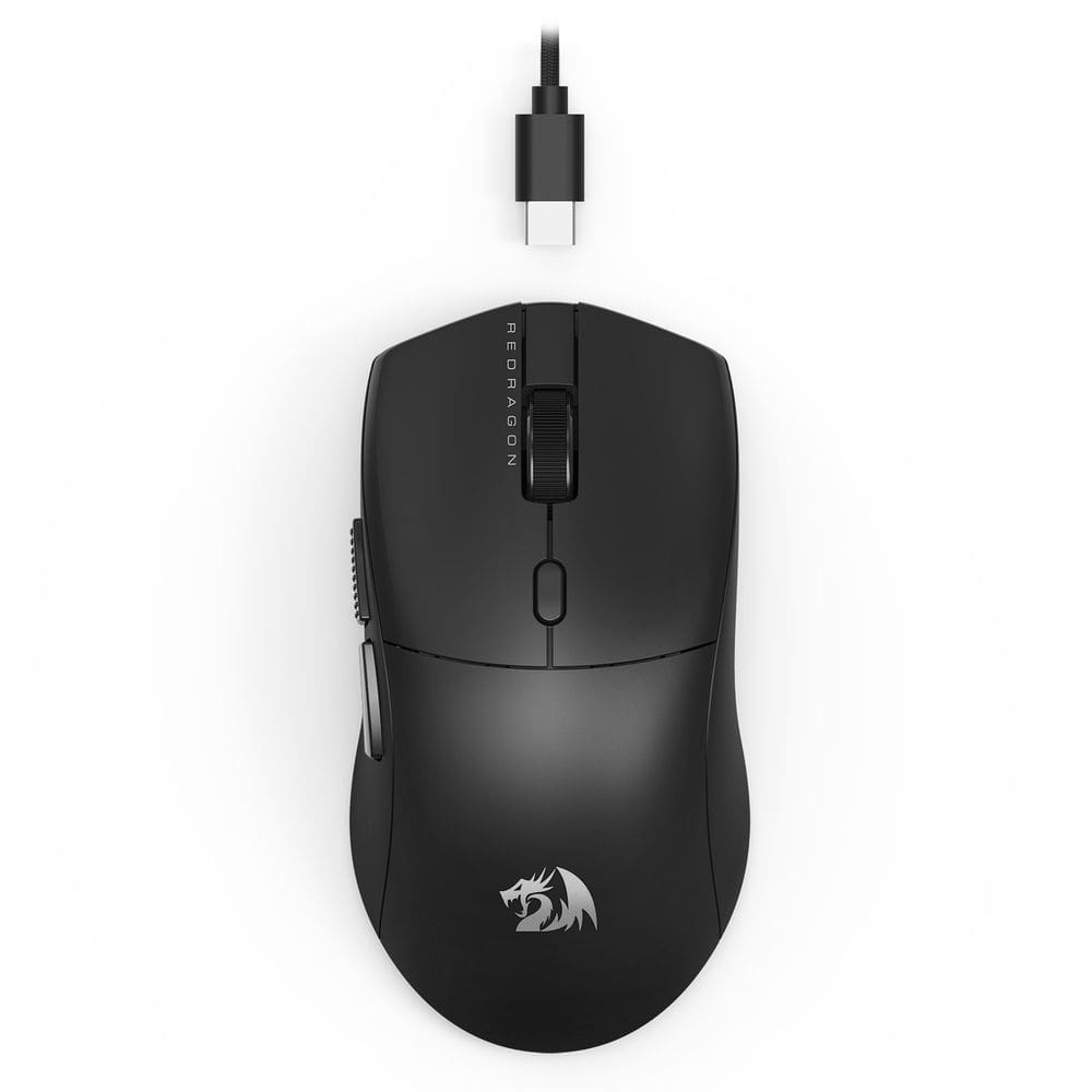 Mouse Gamer Preto Com Fio Redragon Neva