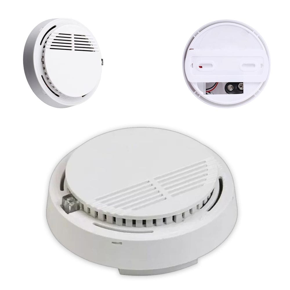 Detector De Incendio Alarme Fumaca Fogo Sensor Fotoeletrico Seguranca Empresarial Casa Comercial Protecao Eficaz