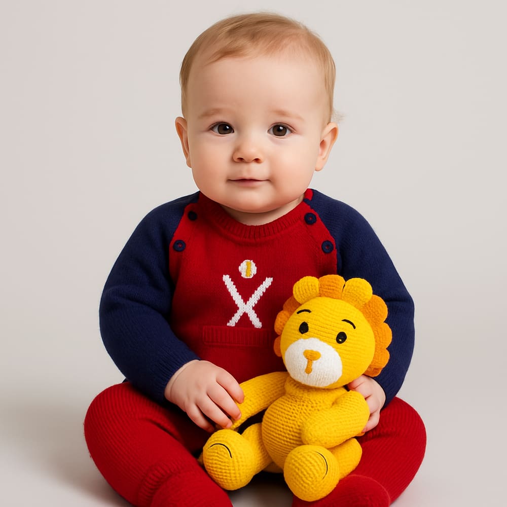 Amigurumi Leão crochê artesanal 34x23