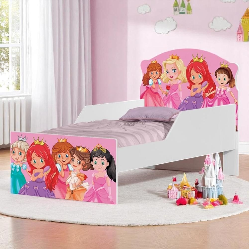 Mini Cama Princesas Com Colchão