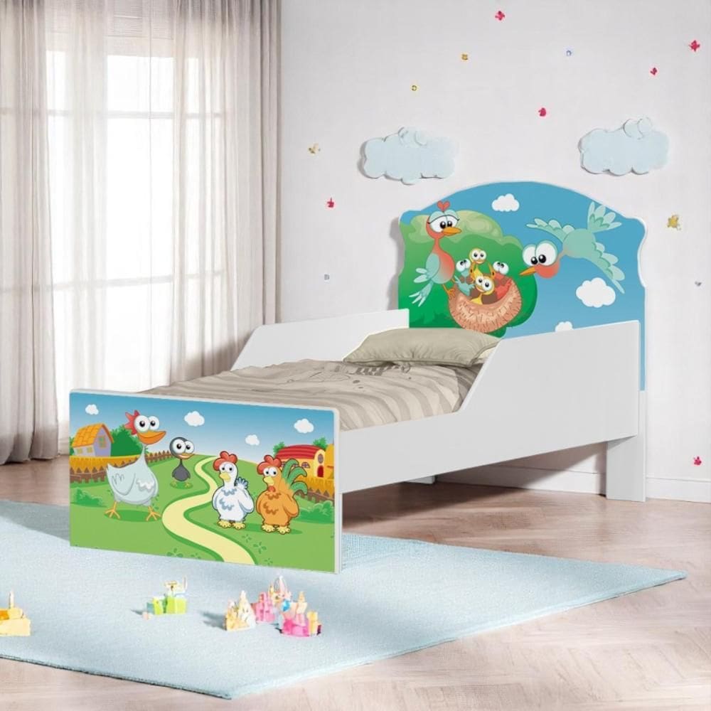 Mini Cama Fazendinha Com Colchão
