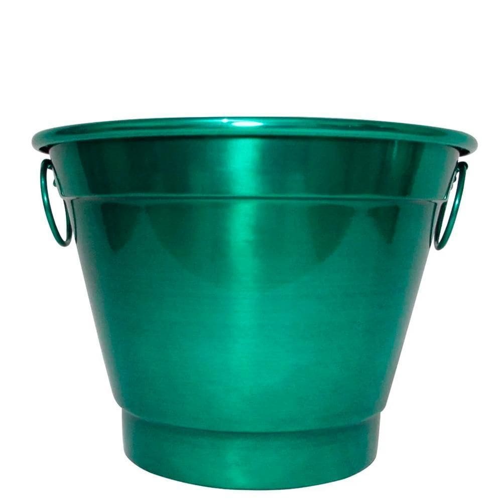 Balde De Gelo E Cerveja Térmico Em Alumínio 6,5L Bbq -