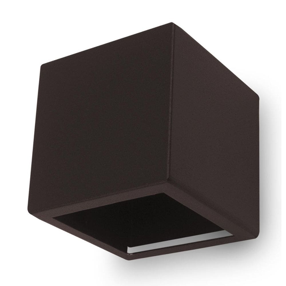 Kit 3 Arandela 1 Facho Foco Parede Externa Pergolado Marrom