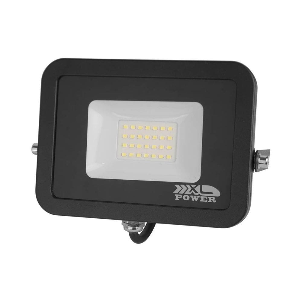 Holofote Refletor Super Led 30W Luz Branco Frio Prova D`Água