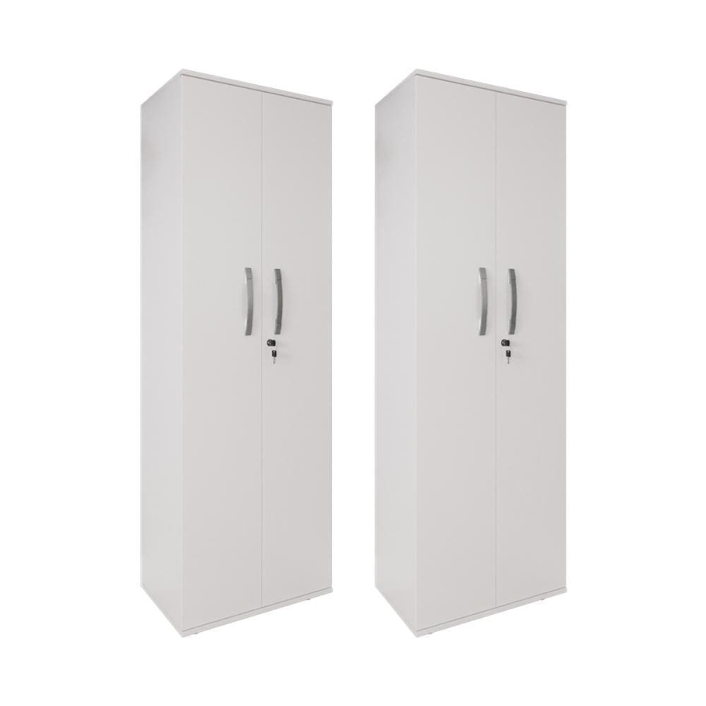 Kit 2 Armário Organizador Multiuso Kiev Lavanderia 2 Portas