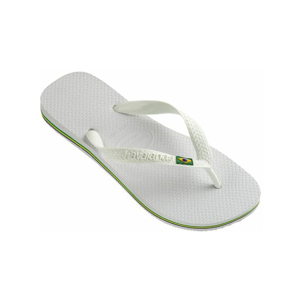 Sandália Havaianas Brasil Branca 43/44 Adulto Unissex